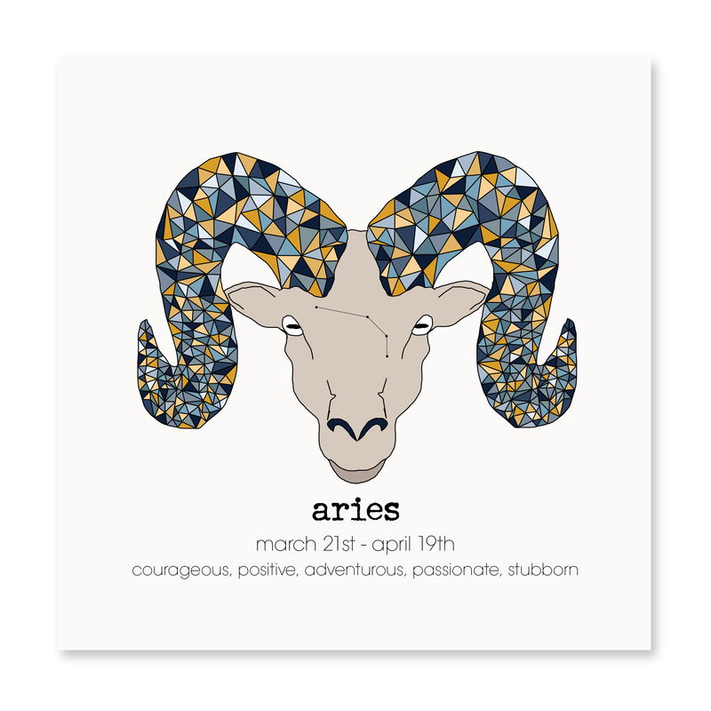 Aries Greeting Card