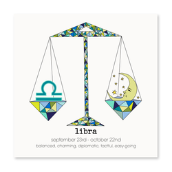 Libra Greeting Card