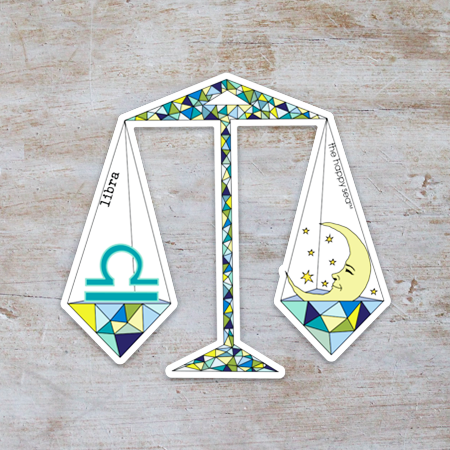 Libra Vinyl Sticker