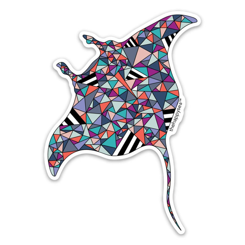 Manta Ray Vinyl Sticker