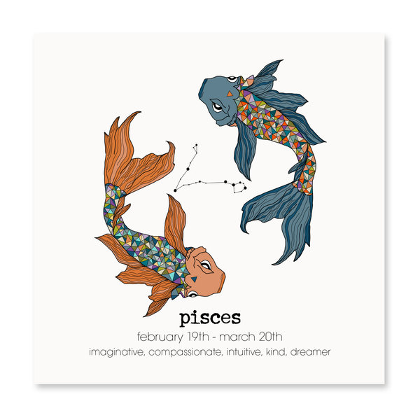 Pisces Greeting Card