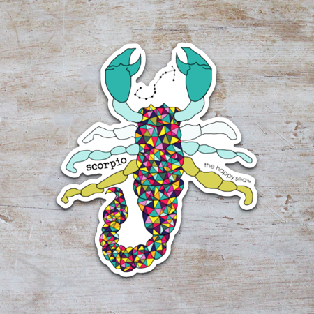 Scorpio Vinyl Sticker