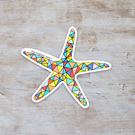 Starfish Vinyl Sticker